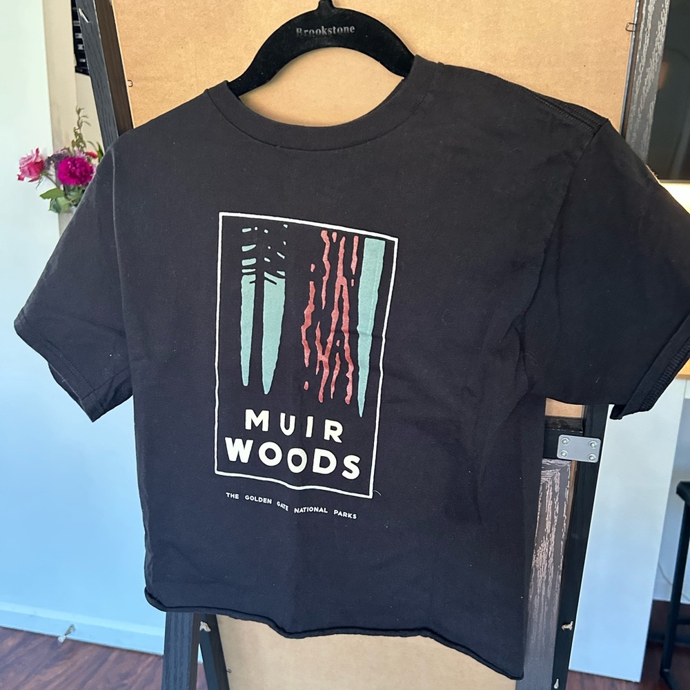 Black Muir Woods Graphic T-Shirt